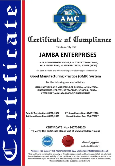 Good Manufacturing Practices